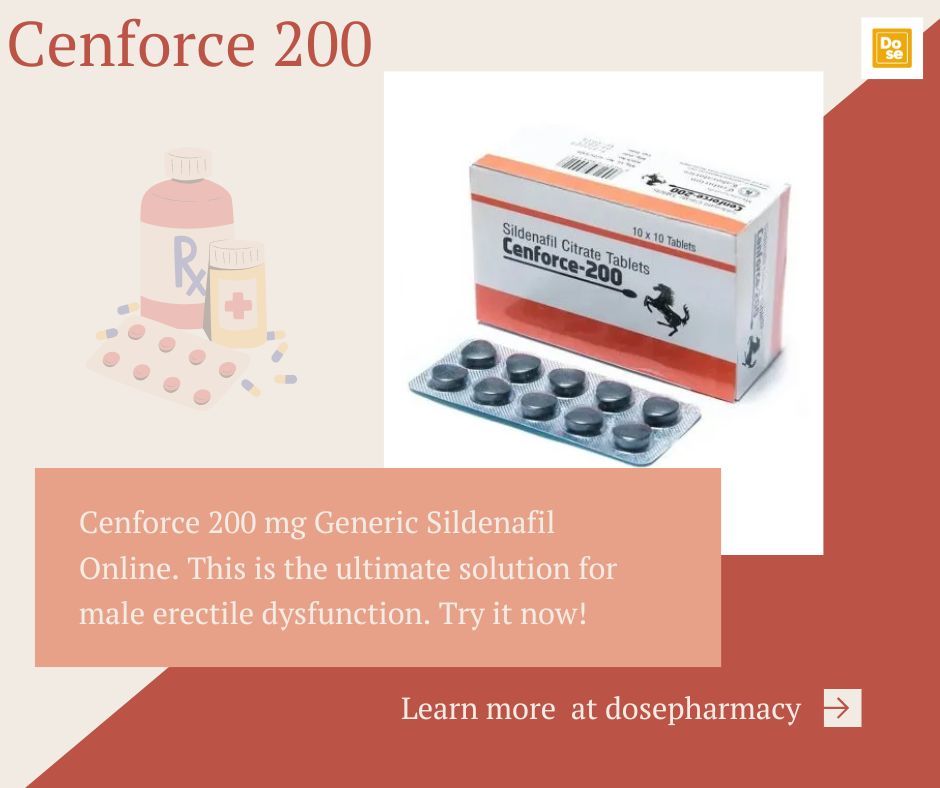 How long after taking Cenforce 200 will I get result?